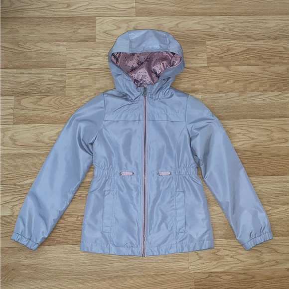 Spring windbreaker/jacket for girls light grey size 10 by JESSICA SIMPSON - Picture 9 of 9